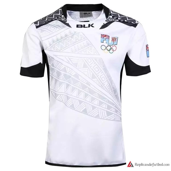 Camiseta Fiyi BLK Primera equipación 2016/17 Rugby